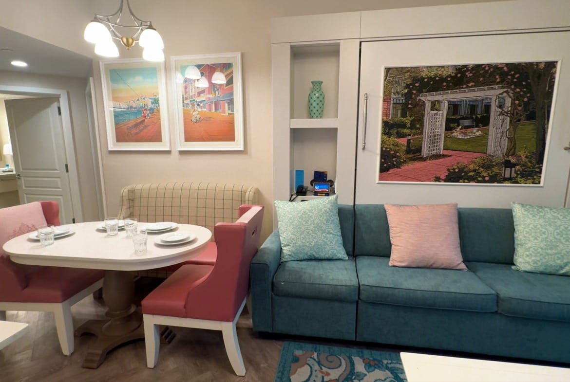 Disney’s Boardwalk Villas Living Room