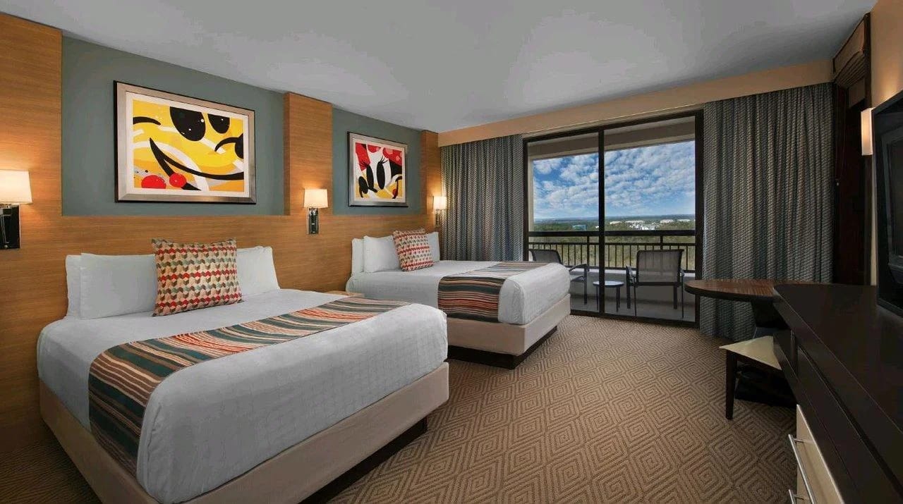 Bay Lake Tower Bedroom