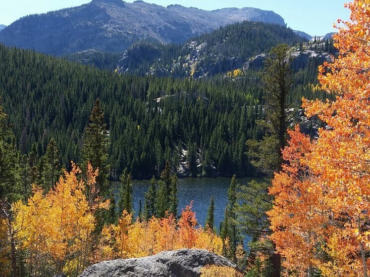 Rocky Mountains Near Hot Springs